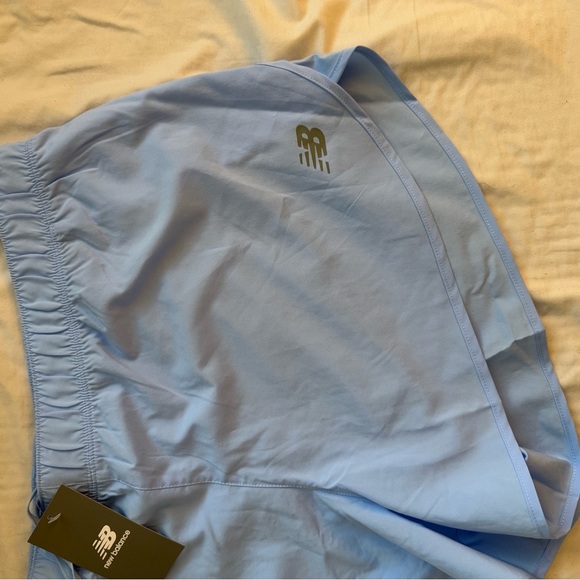 New Balance Sky Blue Running Shorts - Picture 4 of 6
